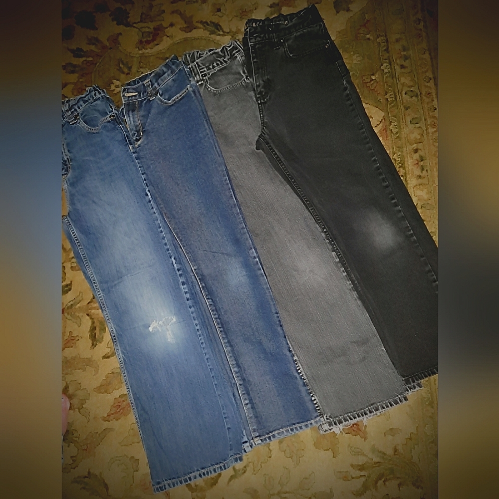 Boy's Sz 14 Old Navy/Roebuck Jeans Bundle (4 pair)